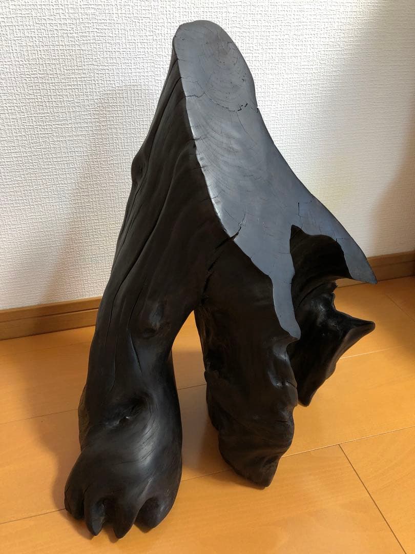 【銘木】小笠原桑 原木 磨き 希少 8.5kg 芸術品