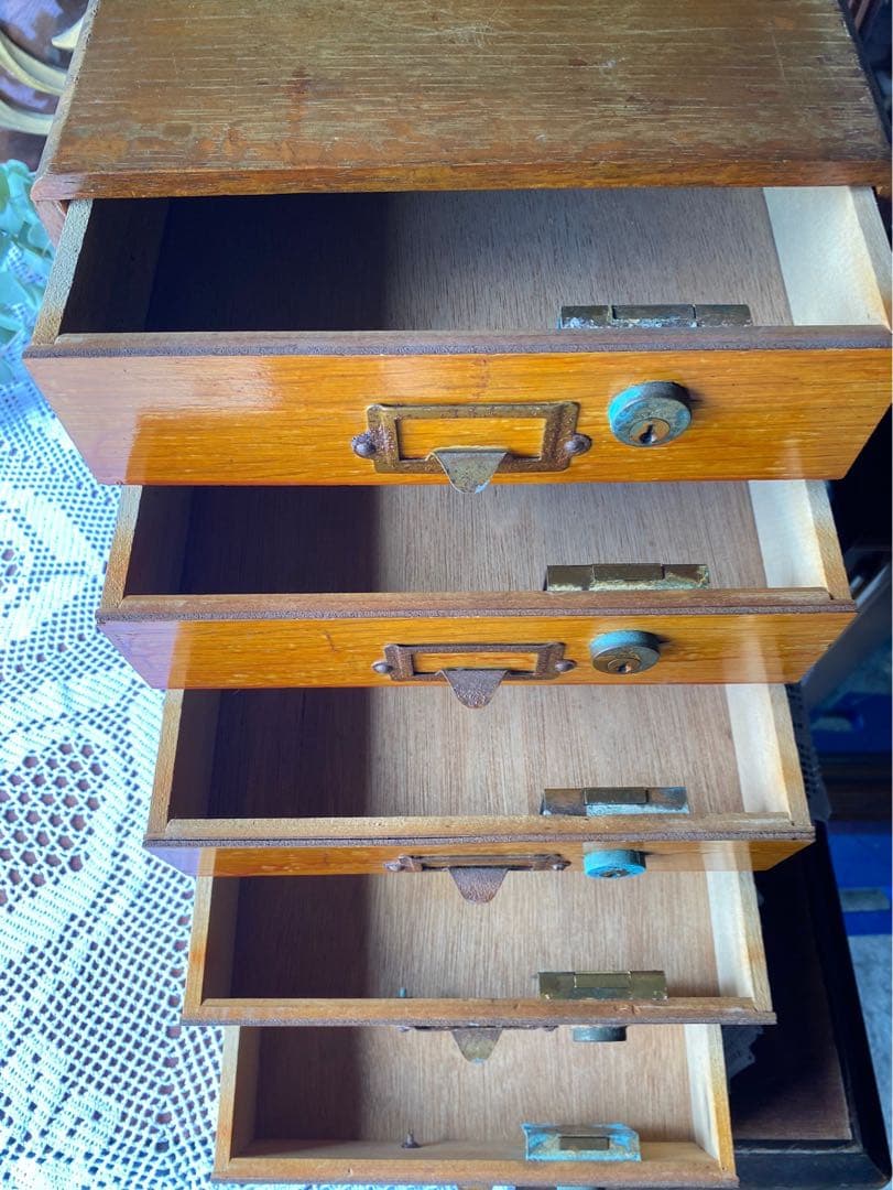 小引き出し 組木 昭和レトロ インテリア 小物入れ 当時物