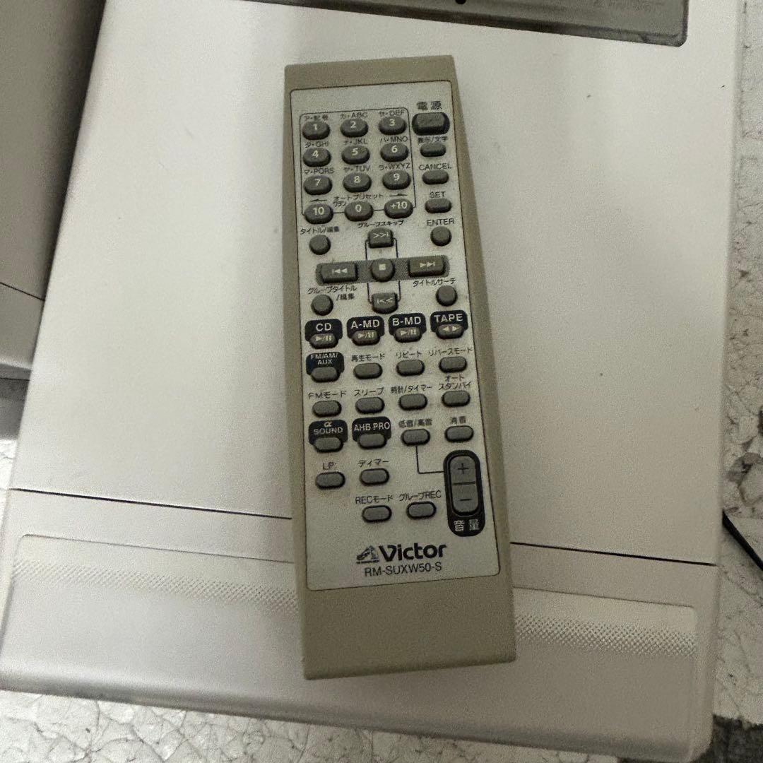 希少品！Victer CA₋UXW500 スピーカー2個 リモコン付