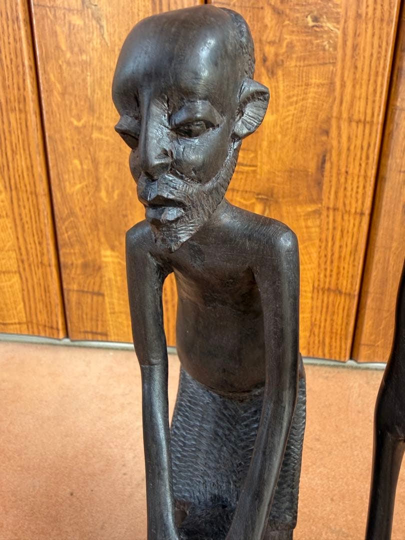 アフリカ　アート 彫刻 マコンデ彫刻　黒檀　アンティーク　雑貨　アジアン　木製品