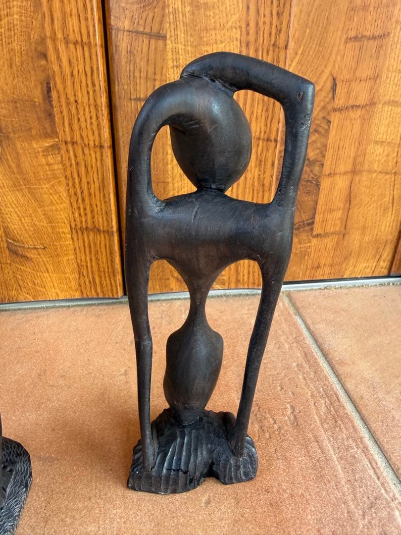 アフリカ　アート 彫刻 マコンデ彫刻　黒檀　アンティーク　雑貨　アジアン　木製品
