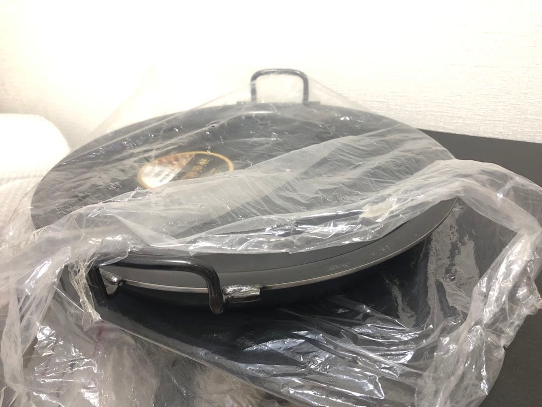 カンダ kanda 神田鉄鍋 餃子鍋 鉄製 36cm 日本製 中華 002004