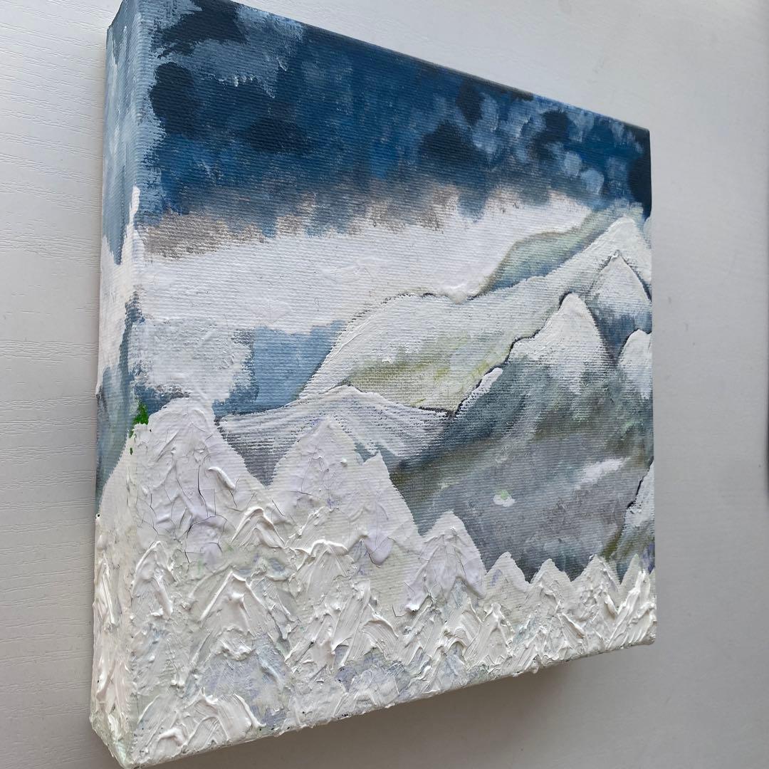 絵画 White world-oli paint