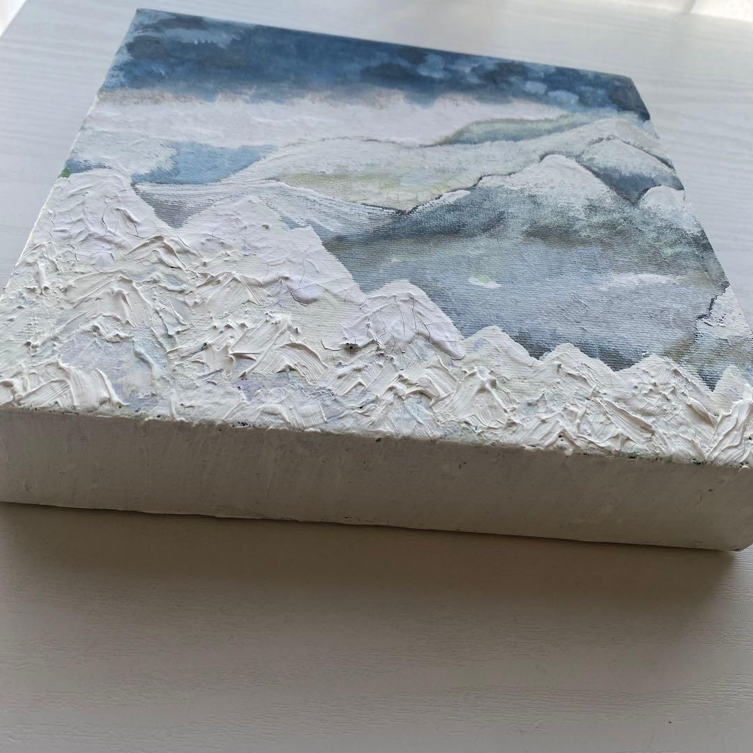 絵画 White world-oli paint