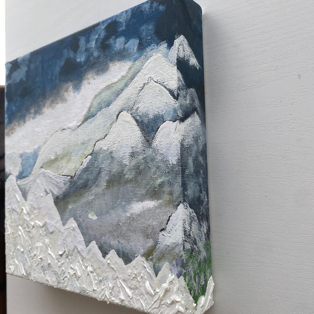 絵画 White world-oli paint