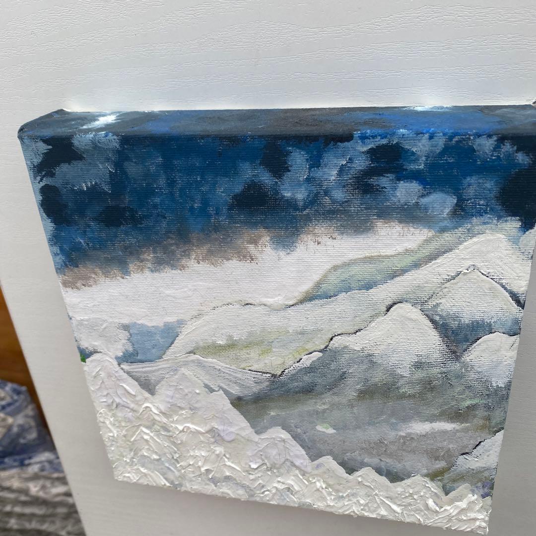 絵画 White world-oli paint