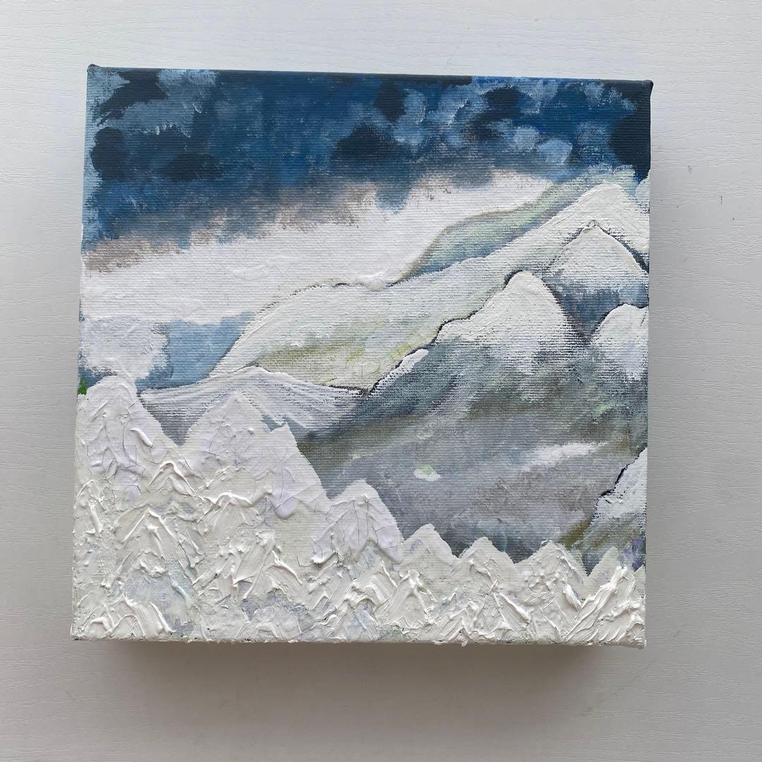 絵画 White world-oli paint