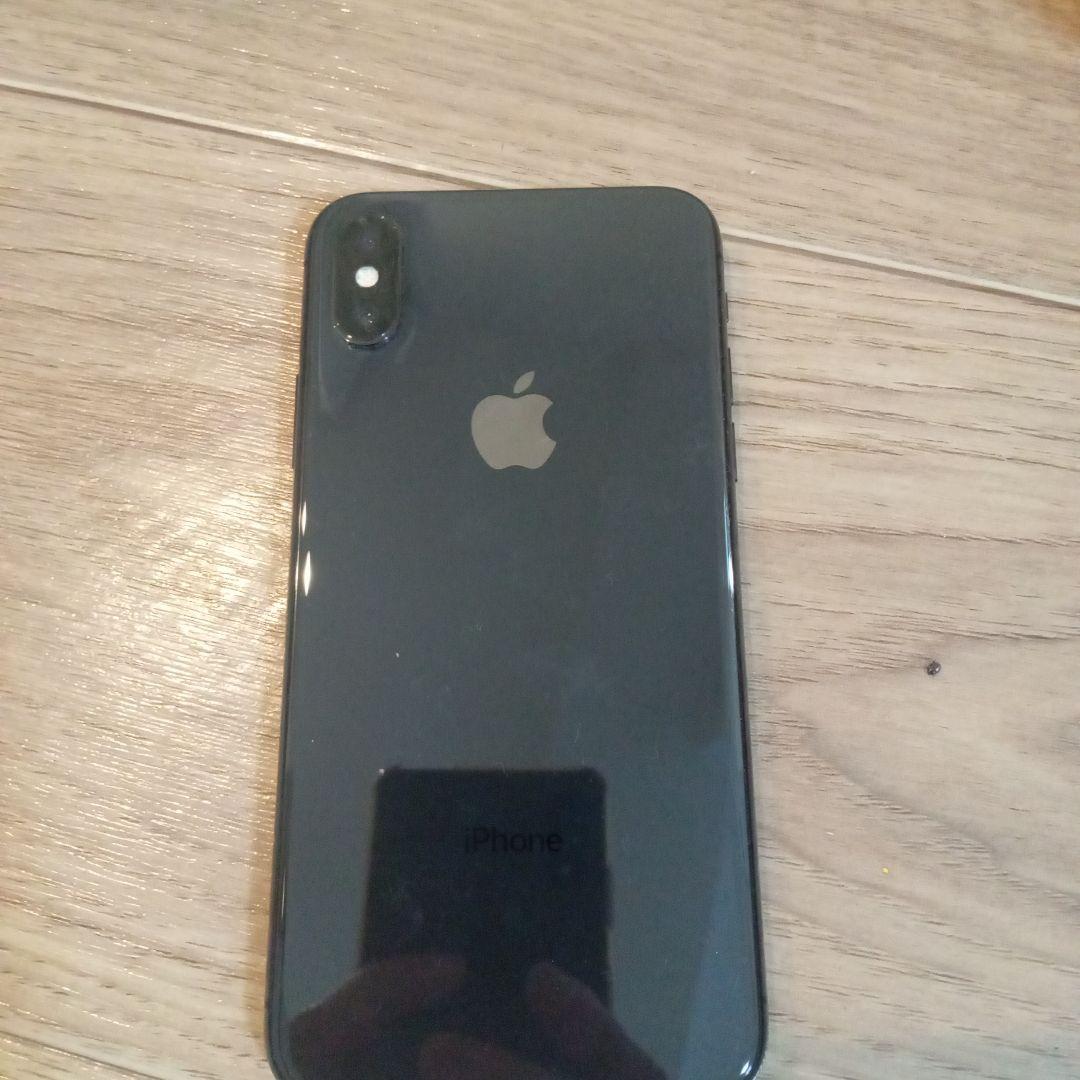 Apple iPhone X スペースグレー 本体　265ギガ　使用可能