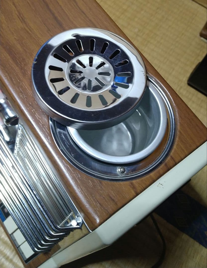 ♥昭和レトロ♥木目　東芝　電器ストーブSR-806