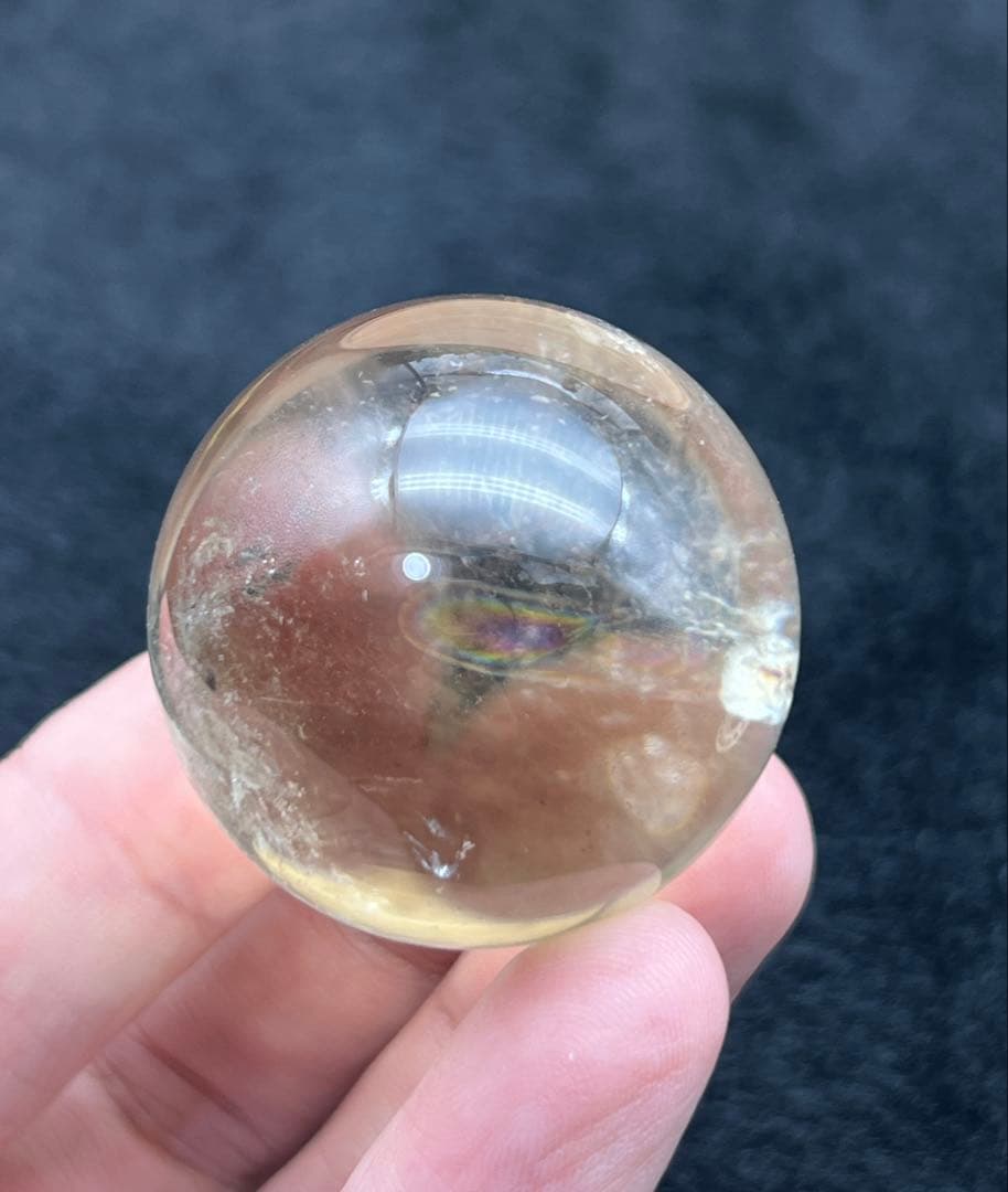 エンジェルラダー シトリン ブルーラダー スフィア パワーストーン　置物