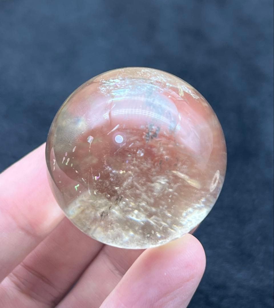 エンジェルラダー シトリン ブルーラダー スフィア パワーストーン　置物