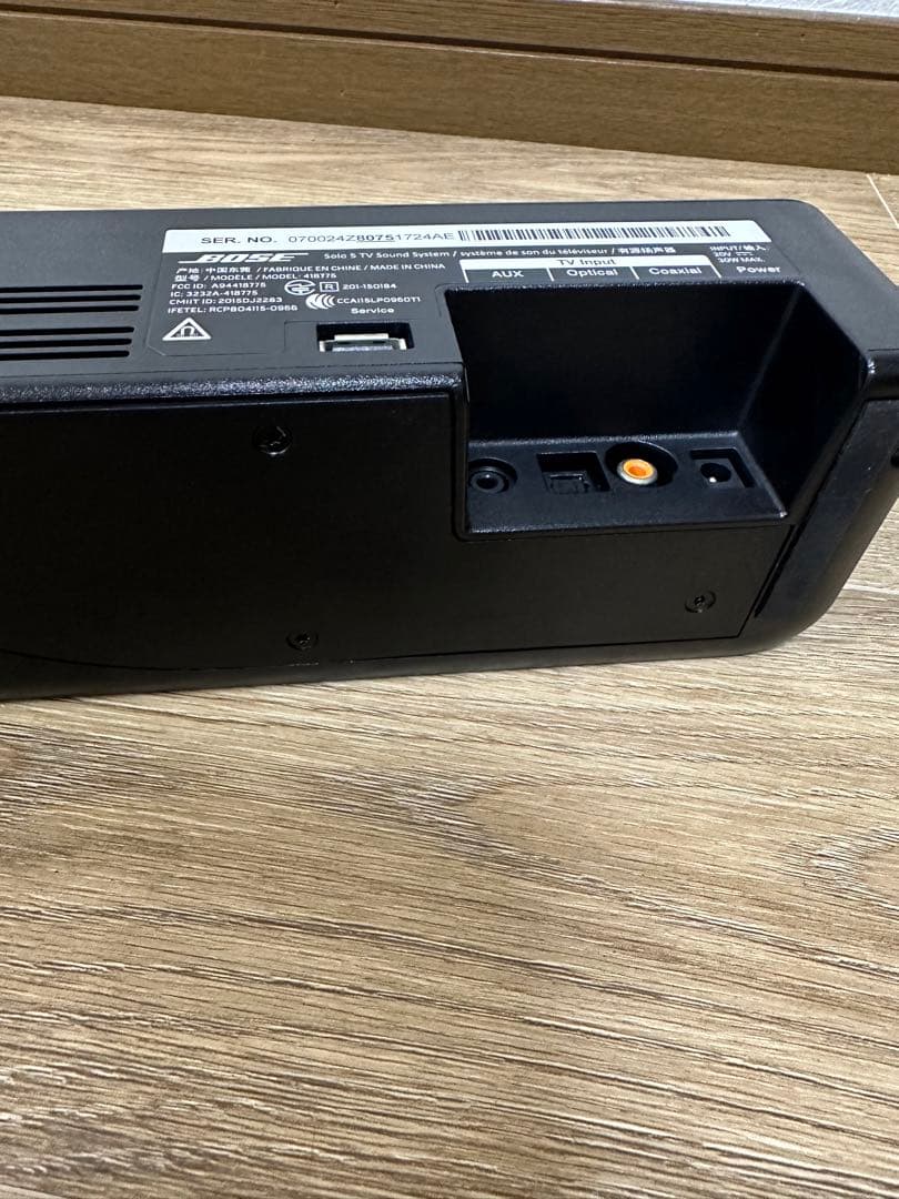 Bose Solo 5 tv sound system ジャンク品
