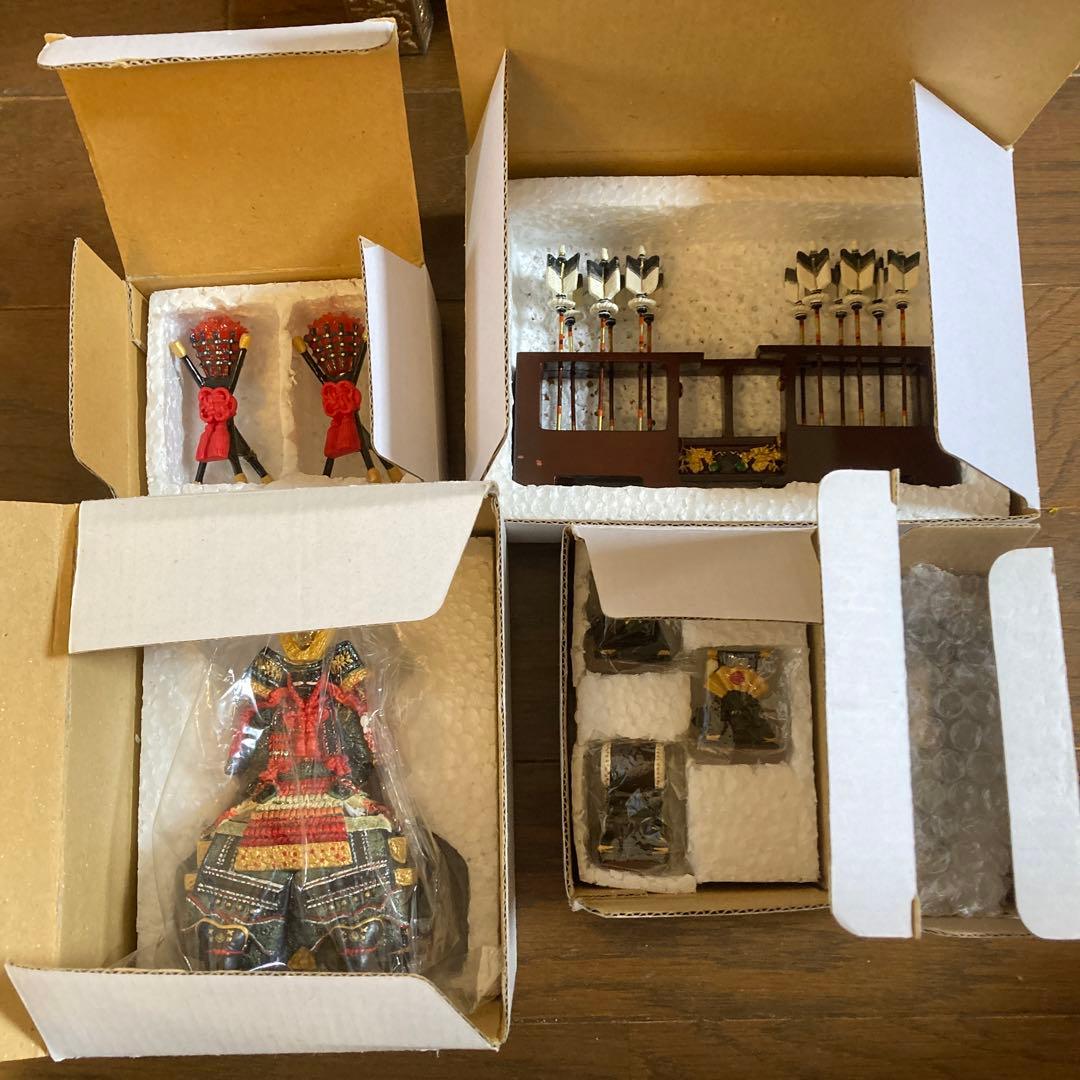 五月人形　武者人形ミニチュア９点セット