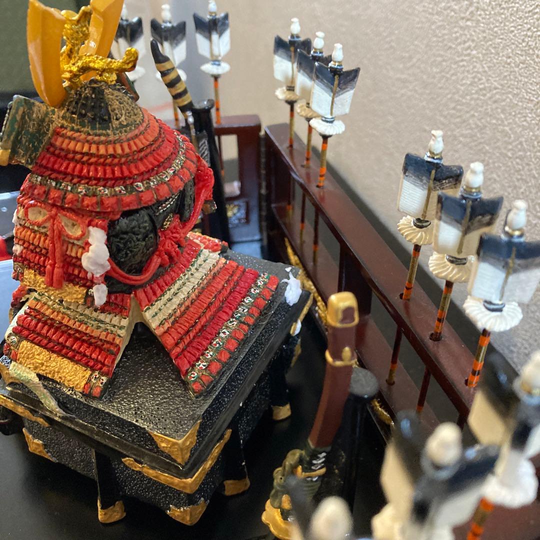 五月人形　武者人形ミニチュア９点セット