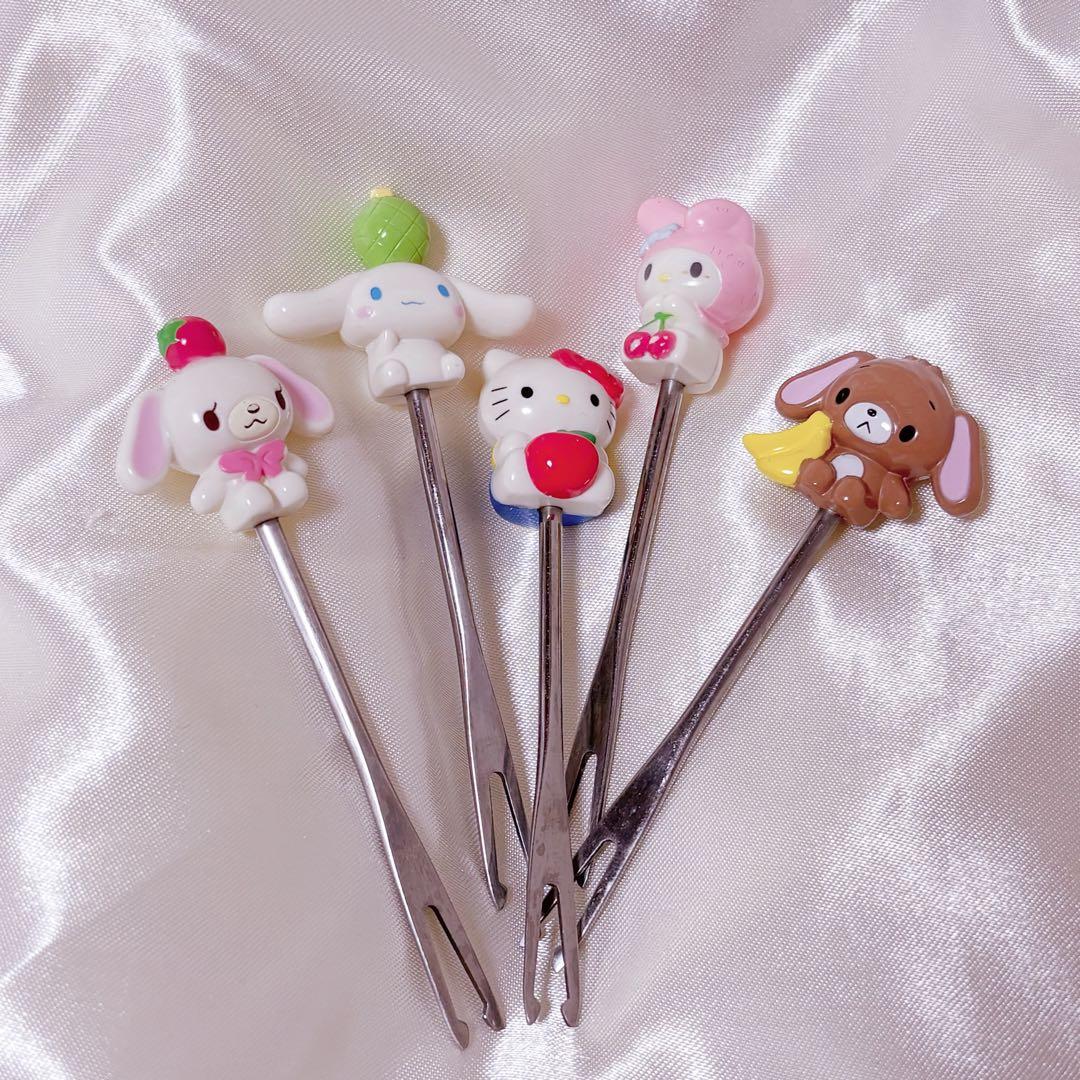 当時物 激レア サンリオ フルーツピック いちご ポイント交換 平成初期