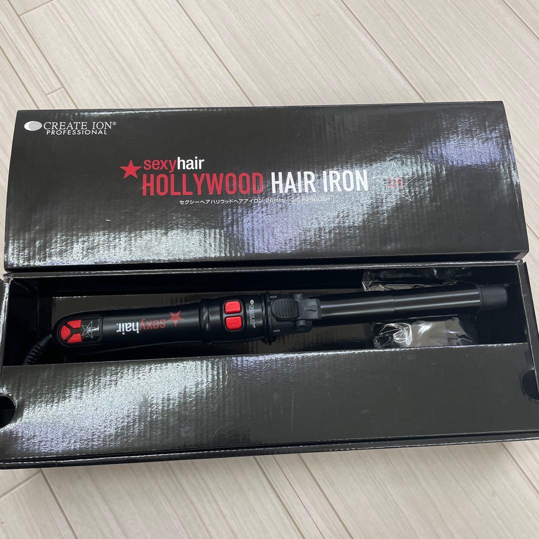 セクシーヘア ハリウッド ヘアアイロン 26mm