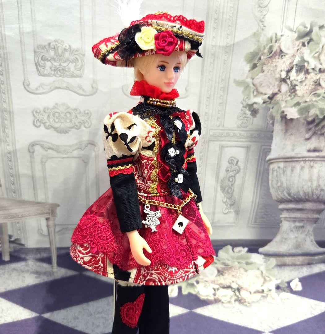 ジェニーちゃん服　アンティークトランプドレスペア