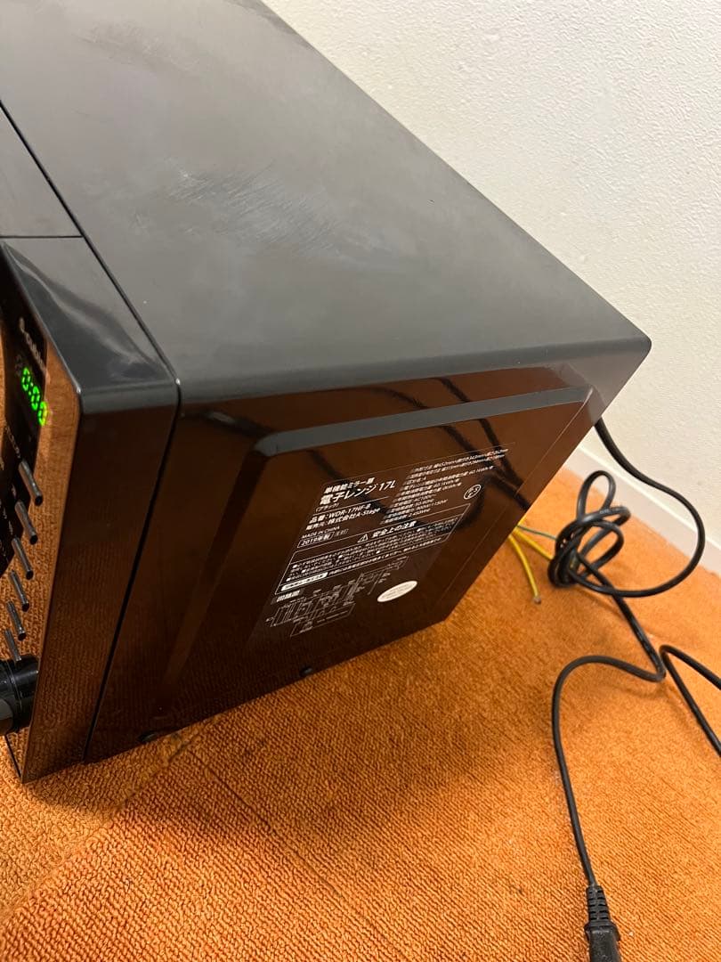 エスキュービズム 電子レンジ 17L ヘルツフリー WDR-17HF