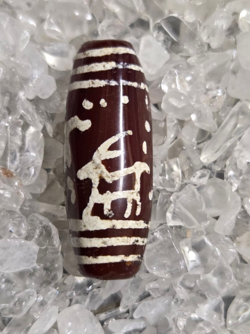 095　エッチドカーネリアン　Eched carnelian　！