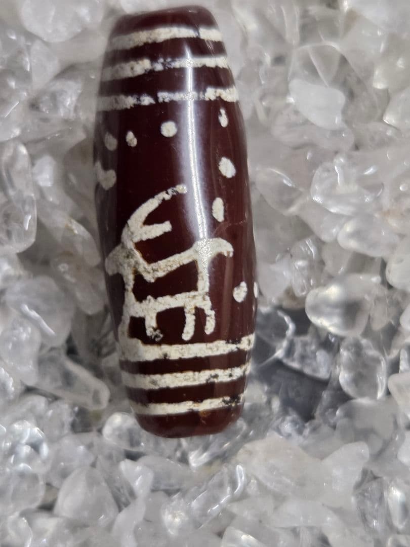 095　エッチドカーネリアン　Eched carnelian　！