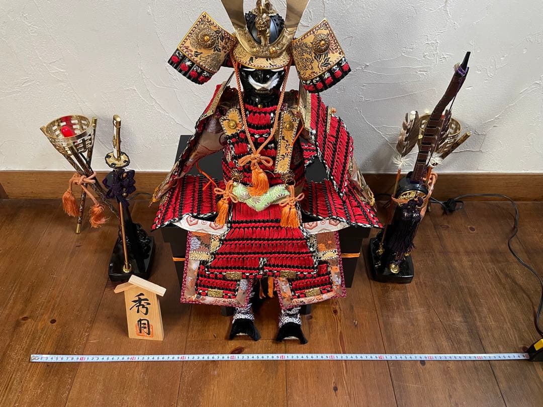 五月人形・鎧兜・太刀・弓矢・かがり火