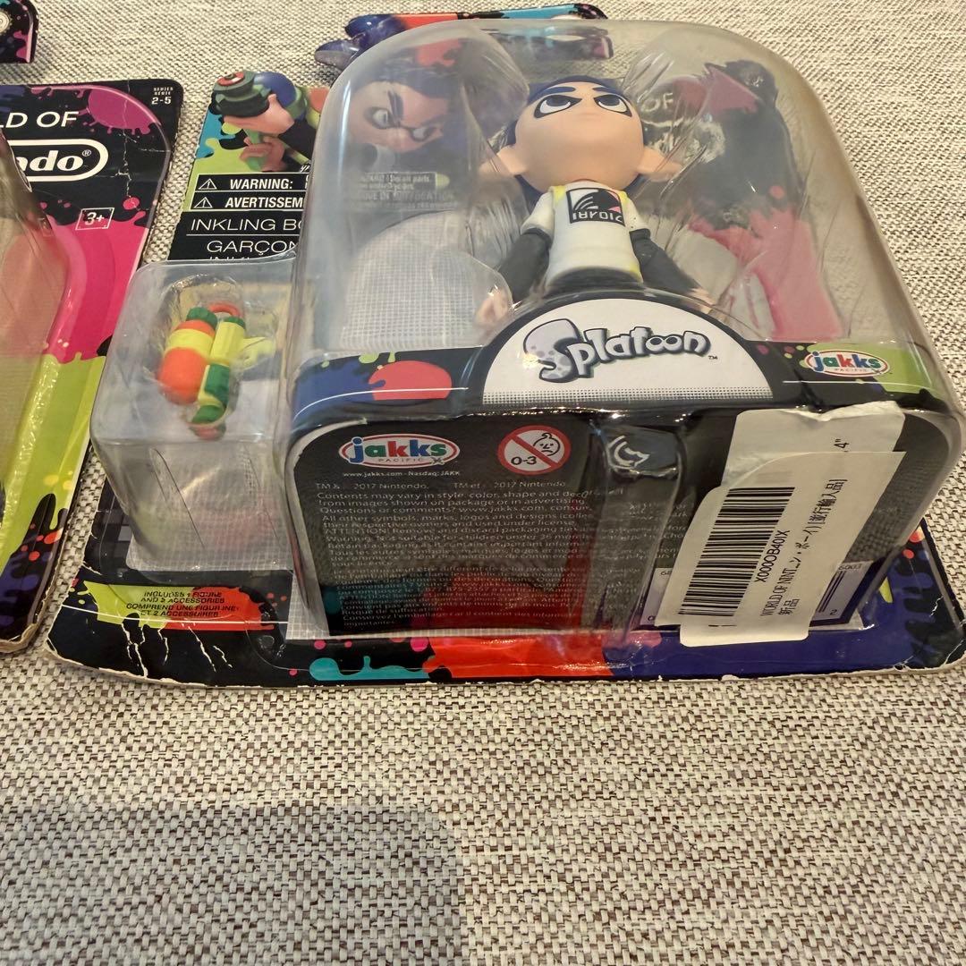 ワールド　オブ　ニンテンドー　スプラトゥーン　インクリング　フィギュア 2点