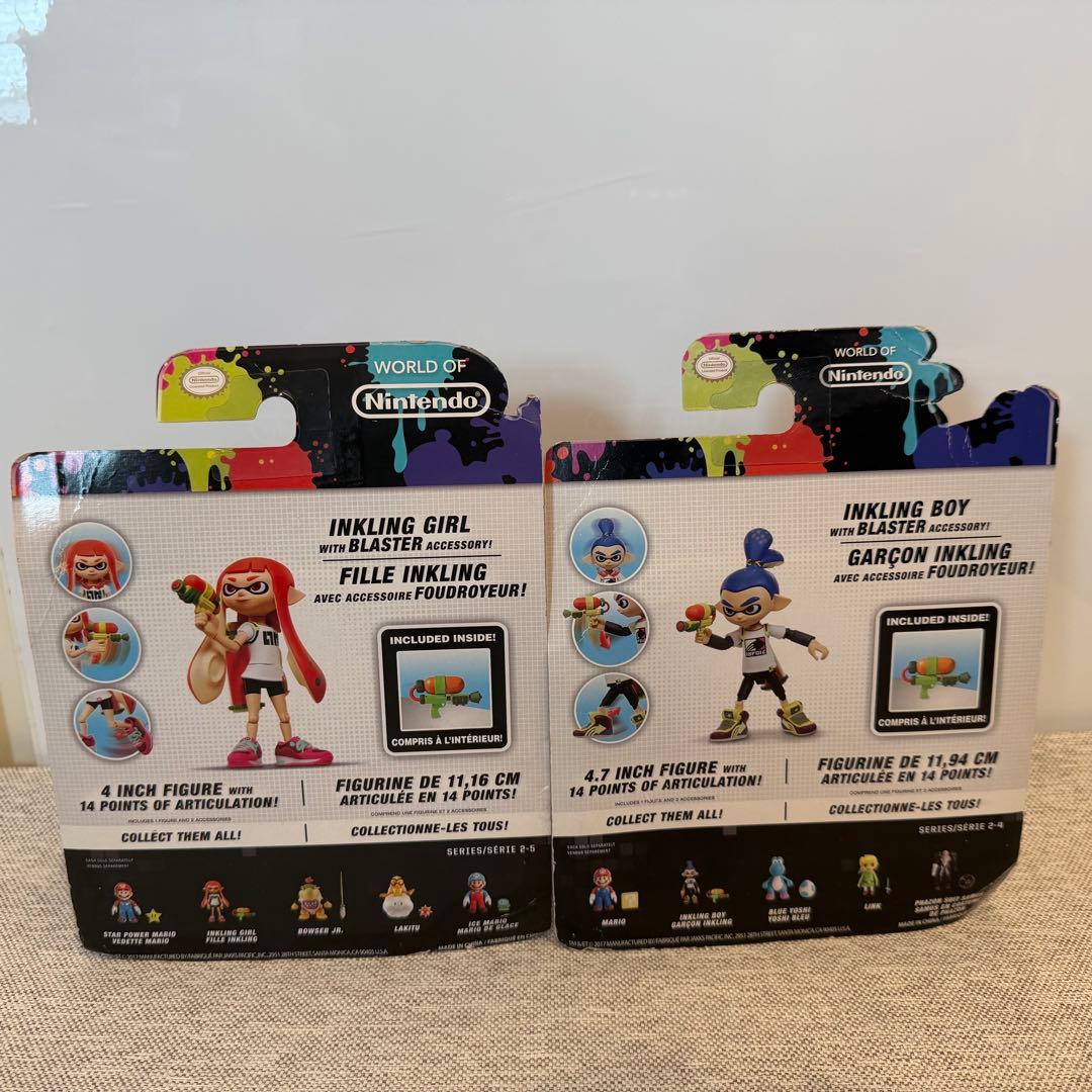 ワールド　オブ　ニンテンドー　スプラトゥーン　インクリング　フィギュア 2点