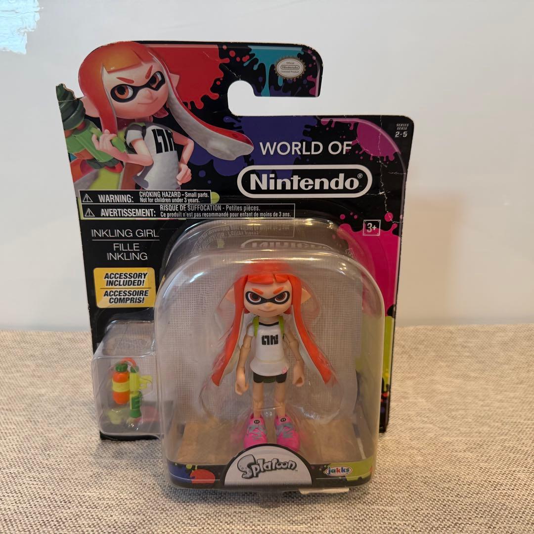 ワールド　オブ　ニンテンドー　スプラトゥーン　インクリング　フィギュア 2点