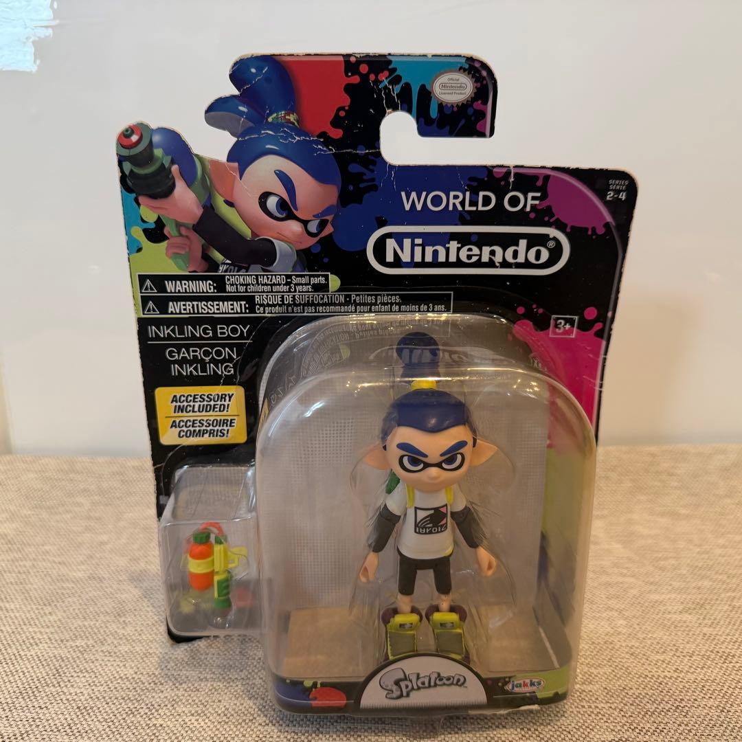 ワールド　オブ　ニンテンドー　スプラトゥーン　インクリング　フィギュア 2点