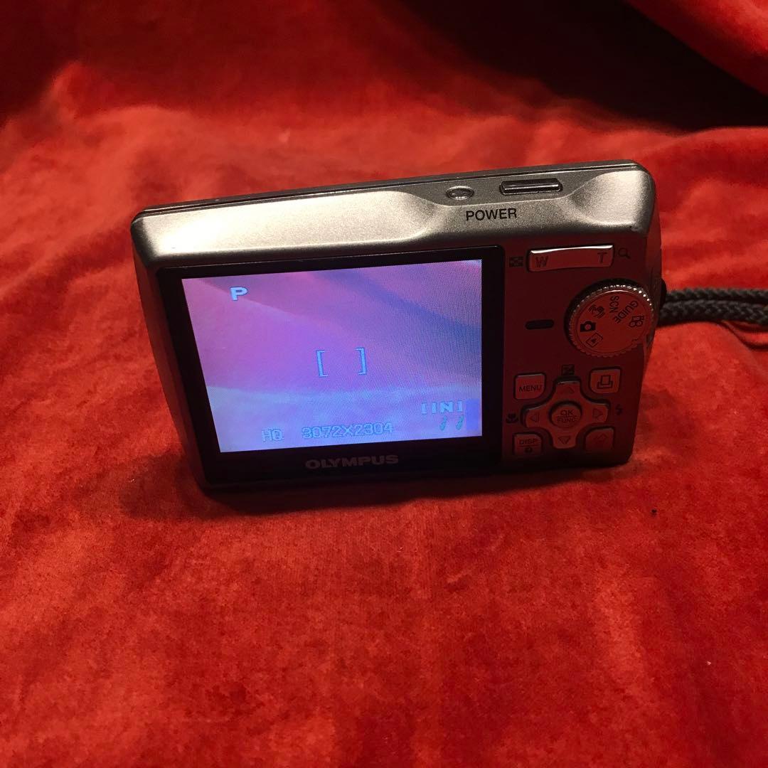 動作確認済 OLYMPUS μ-750 平成レトロ　コンデジ