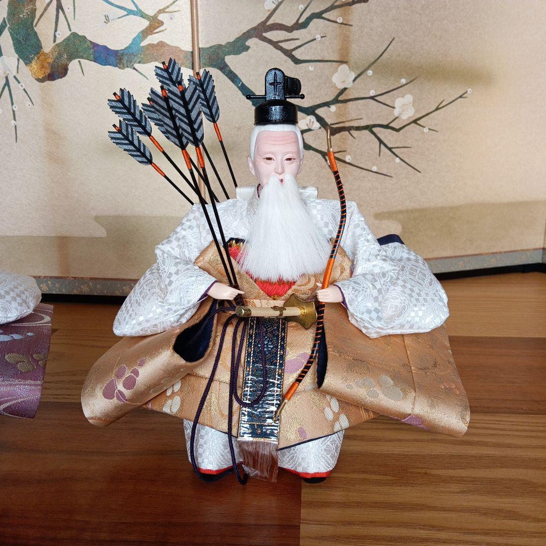 京雛人形☆右大臣・左大臣☆　隨身　豪華京錦織☆最終ご案内☆