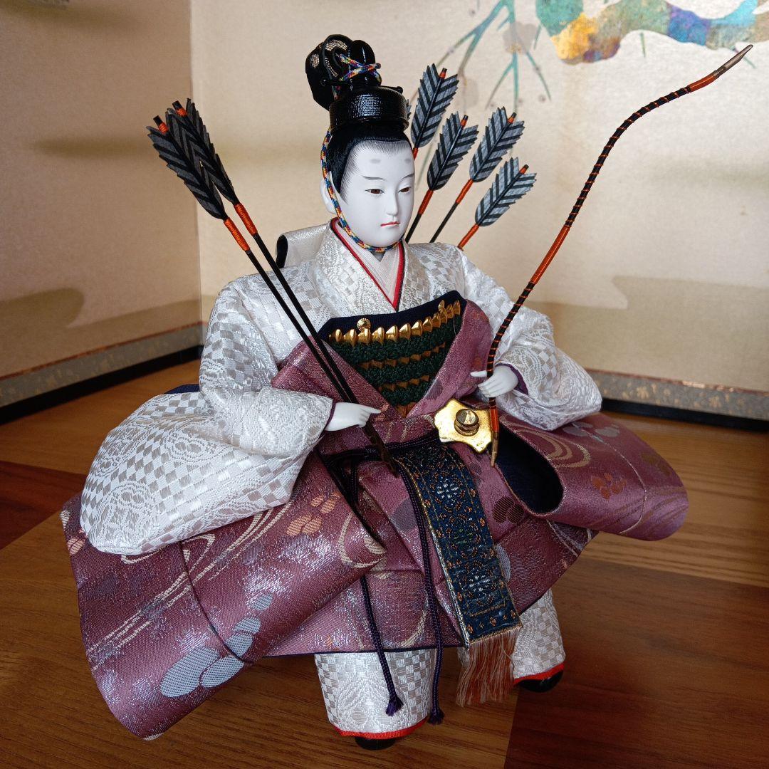 京雛人形☆右大臣・左大臣☆　隨身　豪華京錦織☆最終ご案内☆