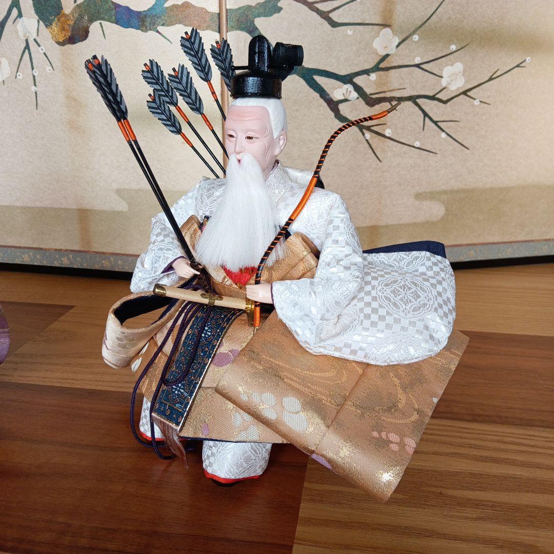 京雛人形☆右大臣・左大臣☆　隨身　豪華京錦織☆最終ご案内☆