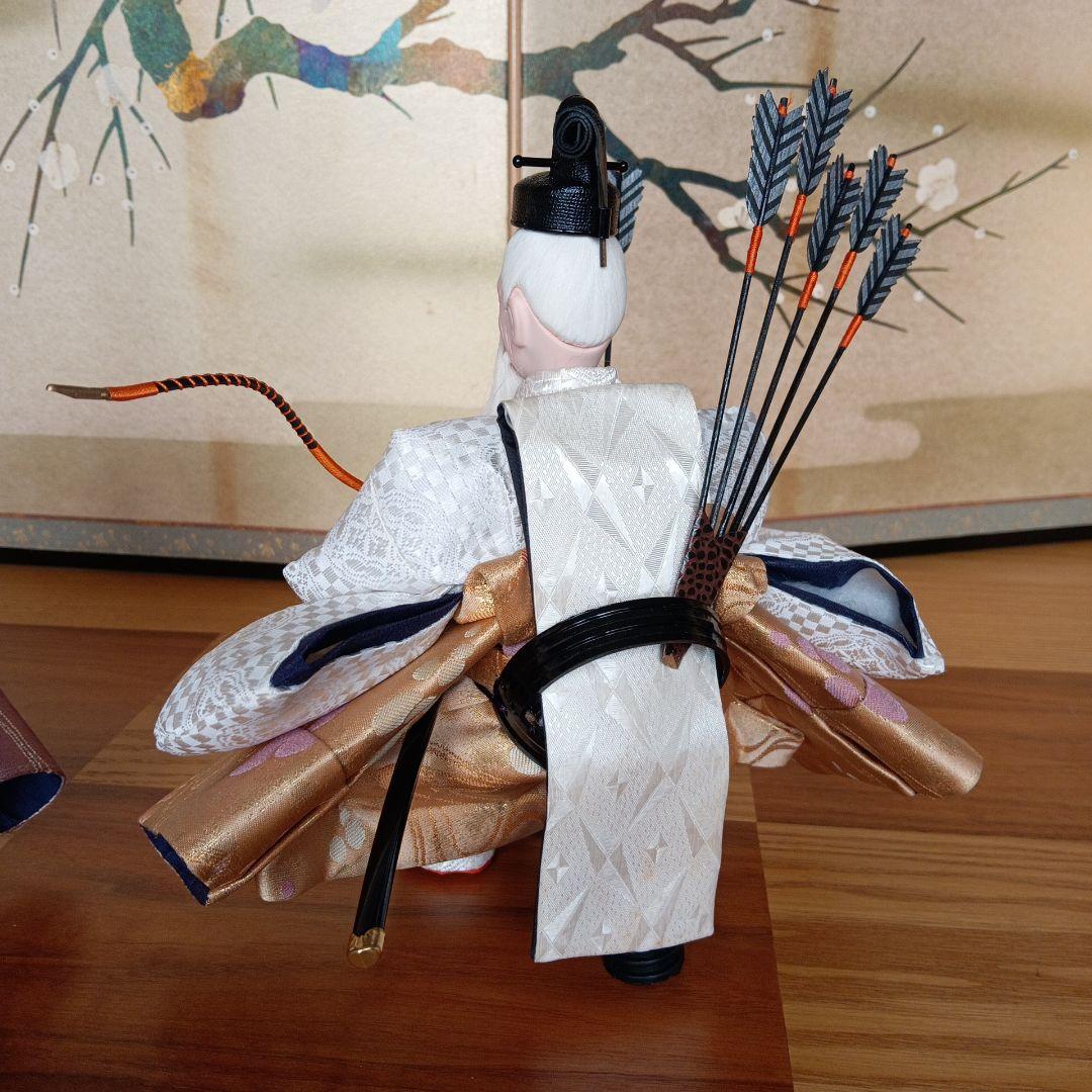 京雛人形☆右大臣・左大臣☆　隨身　豪華京錦織☆最終ご案内☆