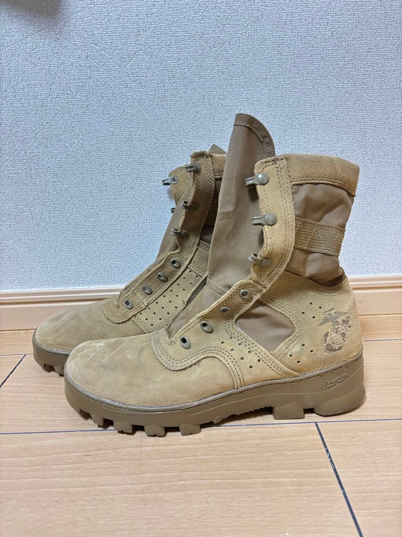 【値下げ可能】USMC ミリタリーブーツ UK9.5 Vibram 米軍サバゲー