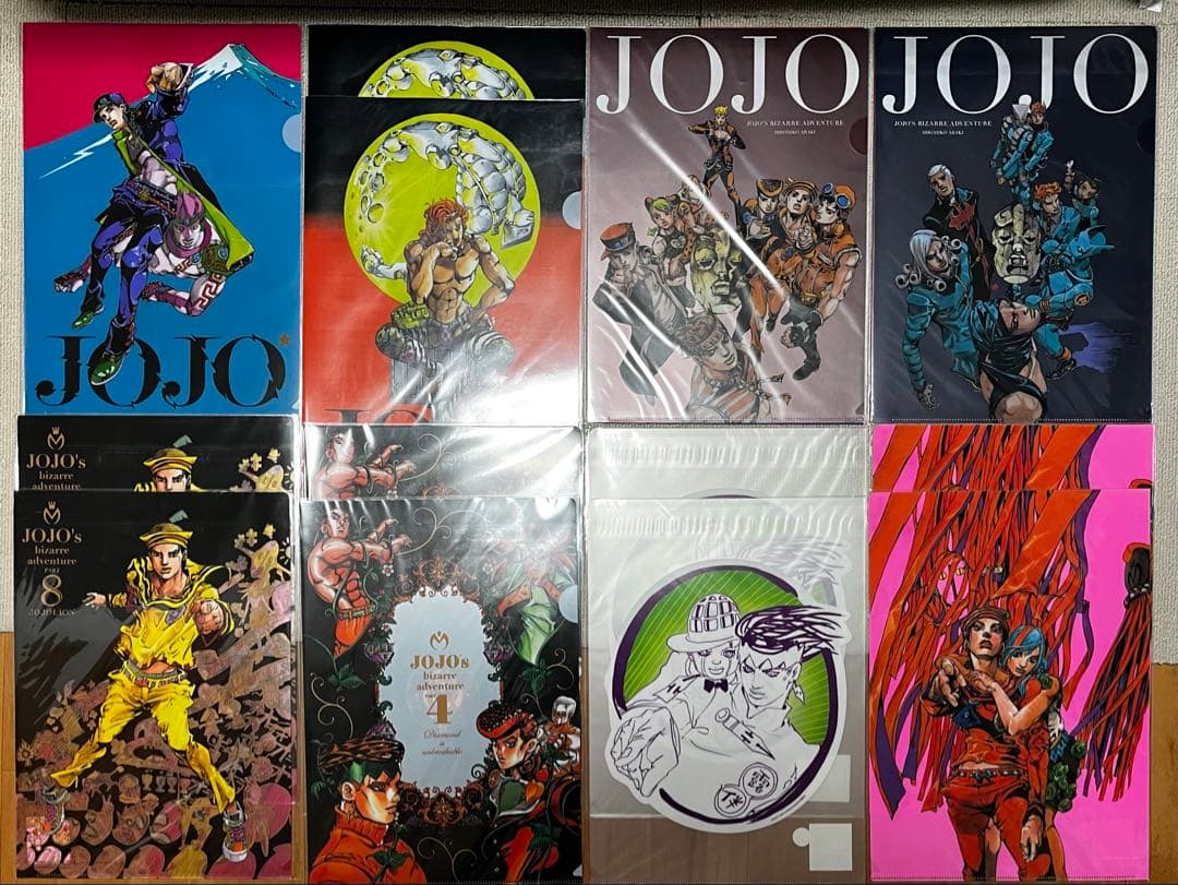 ジョジョの奇妙な冒険　クリアファイル詰め合わせ