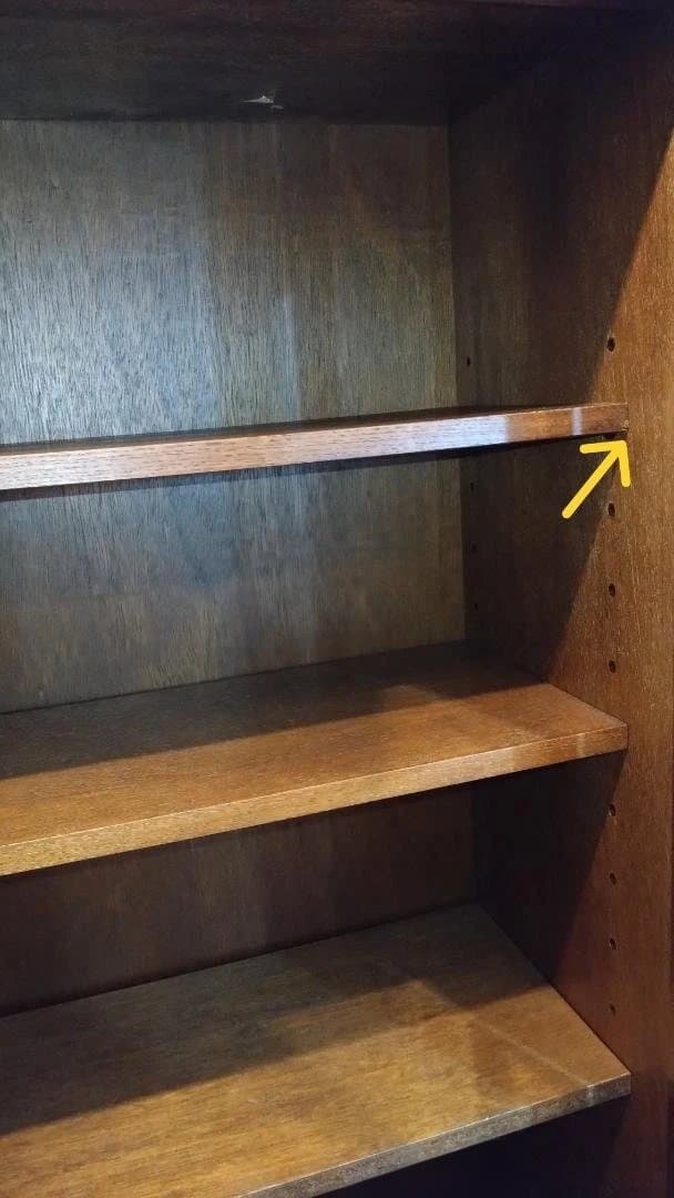 カントリーハウス 木製ガラス扉キャビネット 4段棚付き 三越ブルージュ