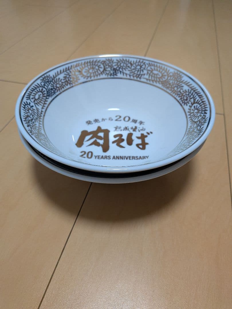 【新品未使用】丸源ラーメン 20周年記念 金の丼 2枚セット 肉そば