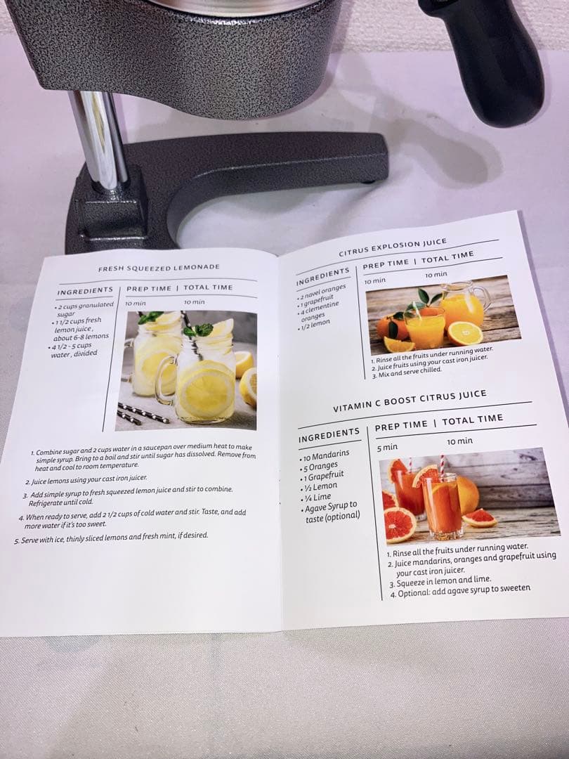 新品　Eurolux 鋳鉄　シトラスジューサー 特大 商用グレード