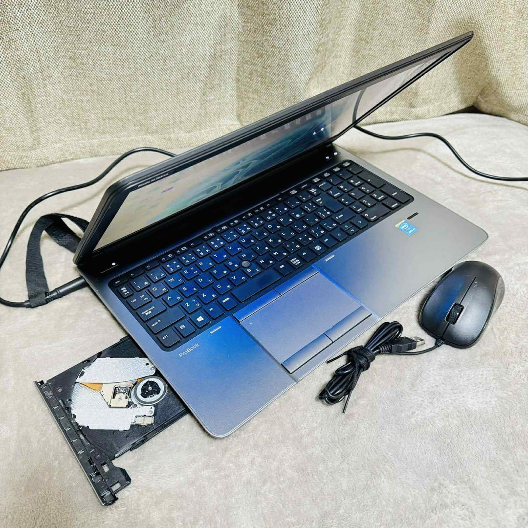 S262 HPノートパソコン i5メモリ8G高速 Windows11オフィス付き