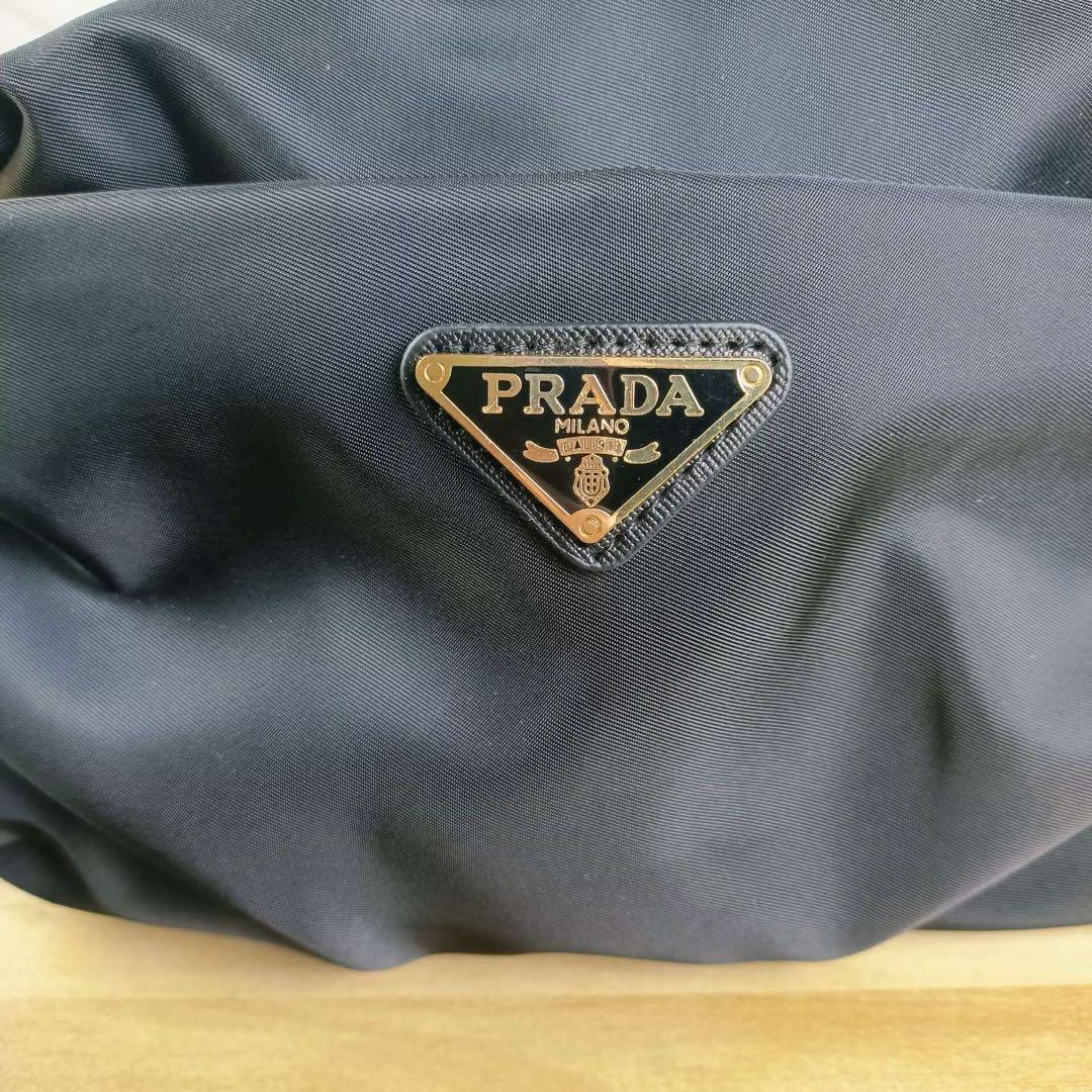 PRADA ノベルティ ブラック ショルダーバック ナイロン prd3