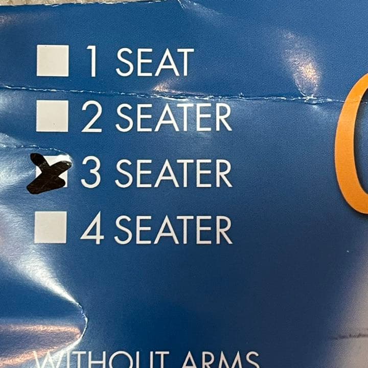 イタリア製 ソファカバー3人掛