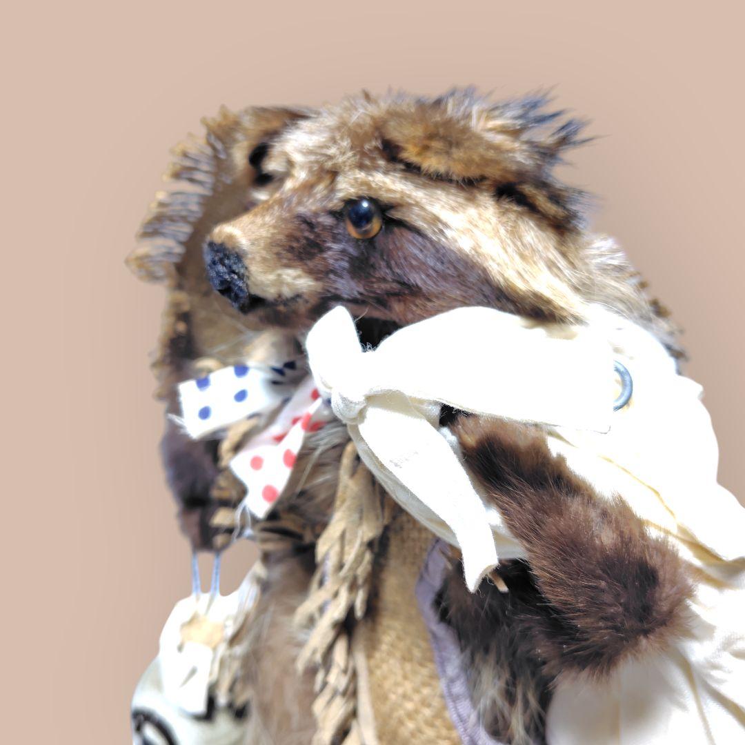 タヌキ たぬき 狸 剥製 置物 キャスター付き 商売繁盛 縁起物 気力精力アップ