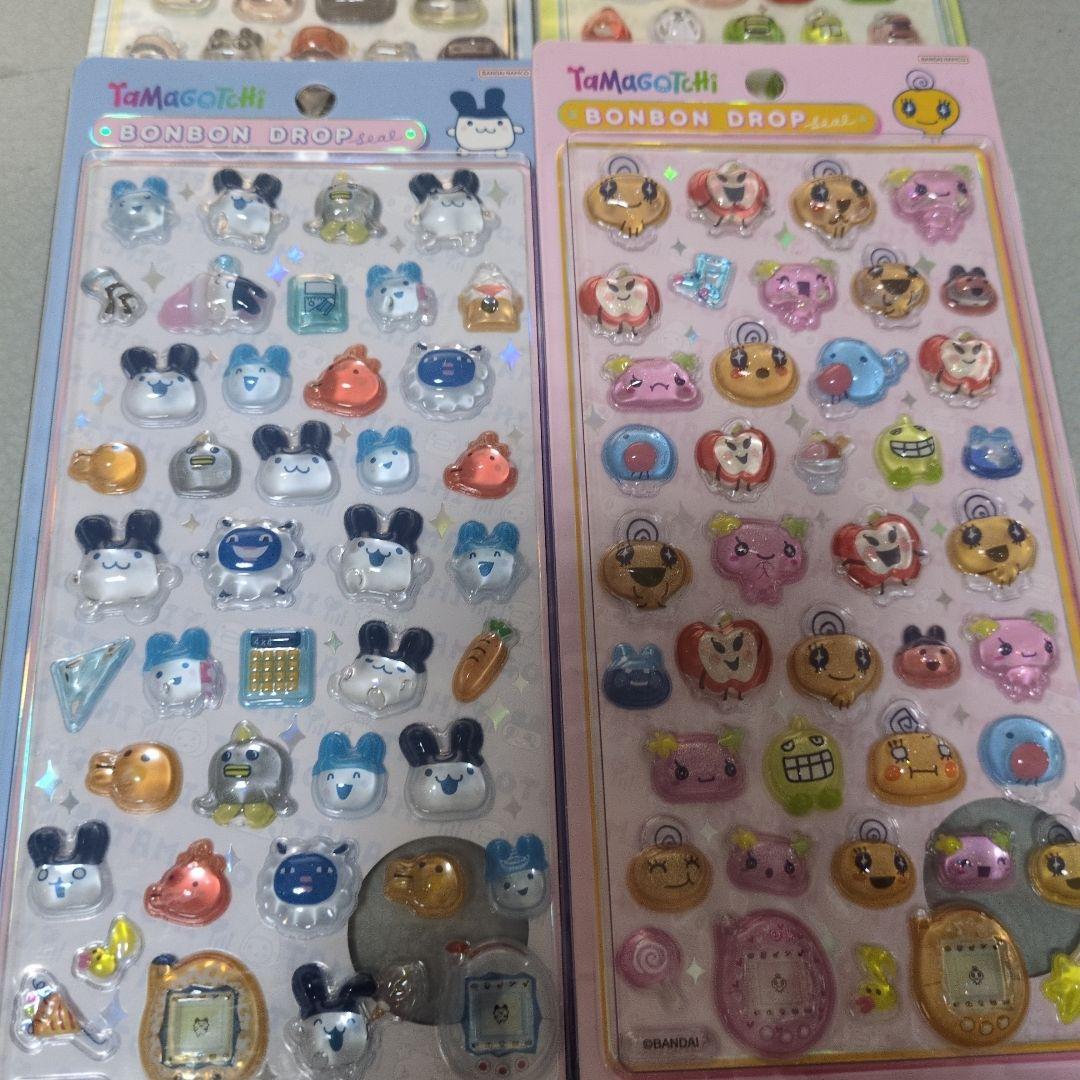 【正規品】たまごっち　ボンボンドロップシール　4枚セット　コンビニ不可