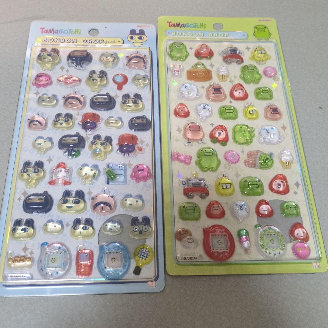 【正規品】たまごっち　ボンボンドロップシール　4枚セット　コンビニ不可