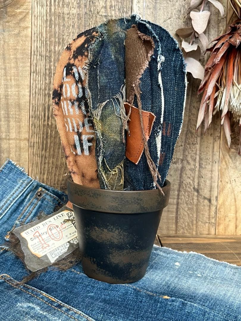 original デニムリメイク サボテン Junk！男前