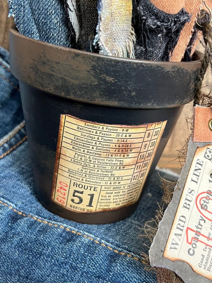 original デニムリメイク サボテン Junk！男前