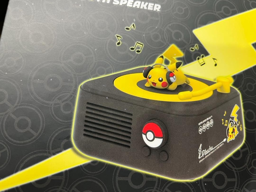 【日本未発売韓国限定】ピカチュウターンテーブルスピーカー　新品未開封