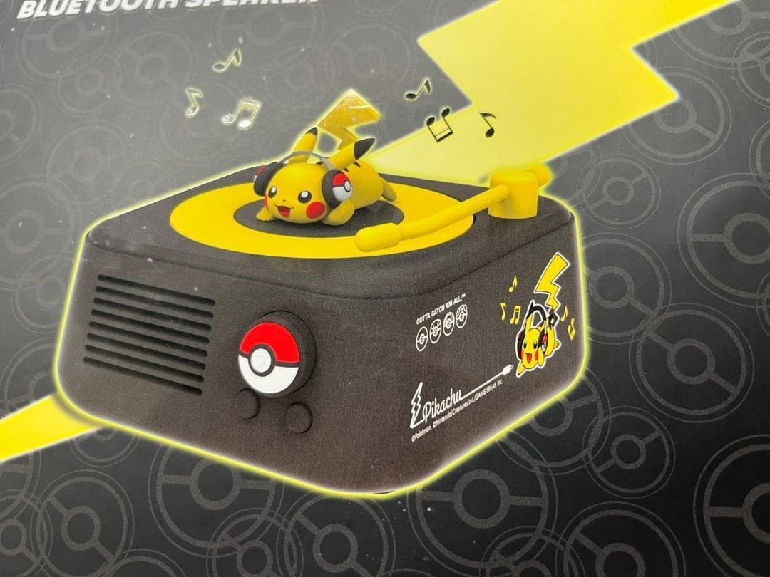 【日本未発売韓国限定】ピカチュウターンテーブルスピーカー　新品未開封