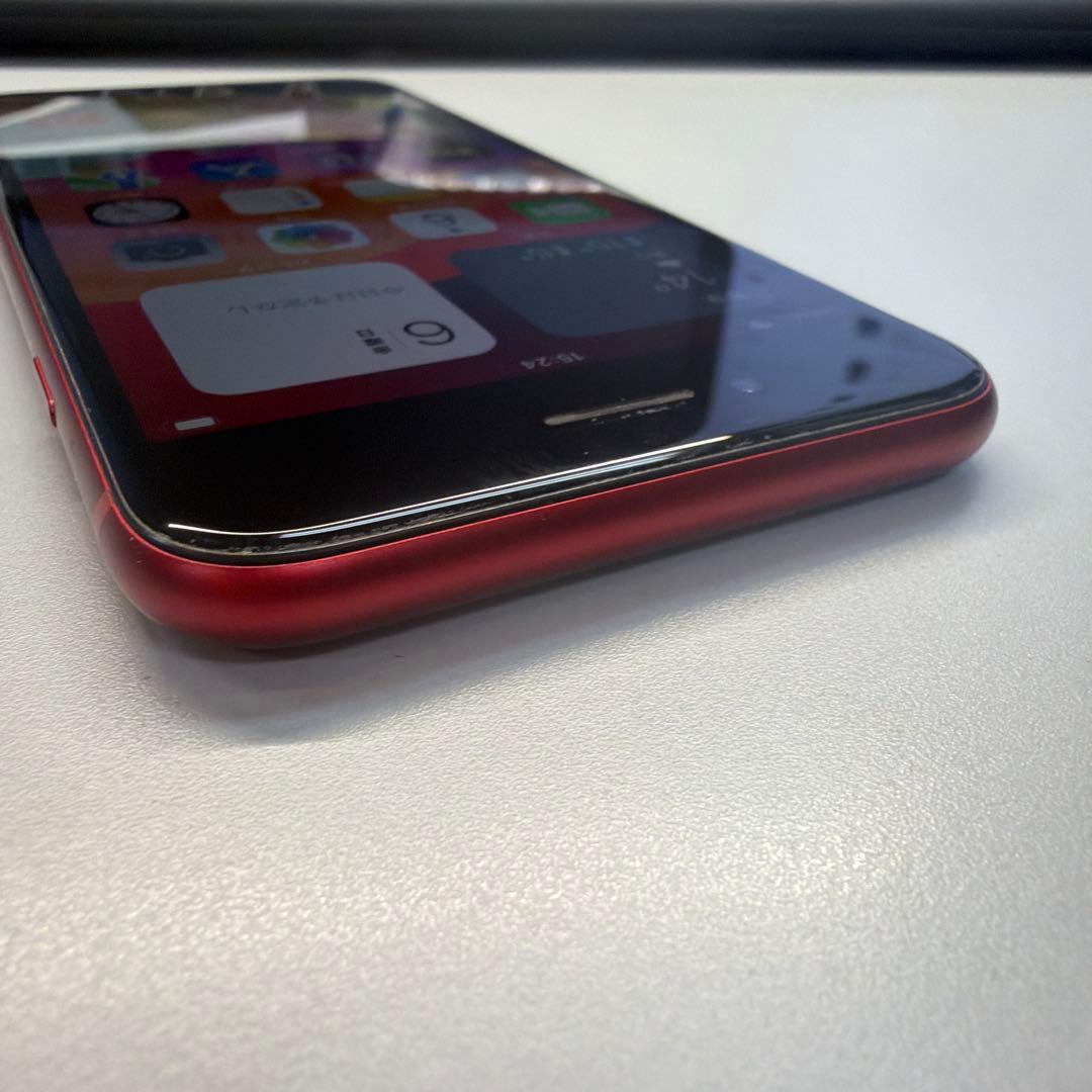 訳あり iPhone SE3 64GB レッド 84% マナーボタン潰れ設定不可